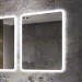 GRADE A1 - Libra 500x390mm Ultra-Slim Illuminated Mirror - Sensio