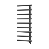 Towelrads Mayfair Anthracite Heated Towel Rail Radiator - 1245 x 500mm