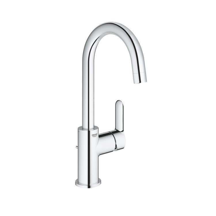 Grohe BauEdge Mono Basin Mixer Tap - Chrome