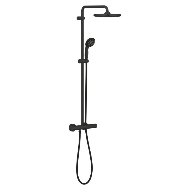 Grohe Vitalio Start System 250 Thermostatic Shower Set - Black