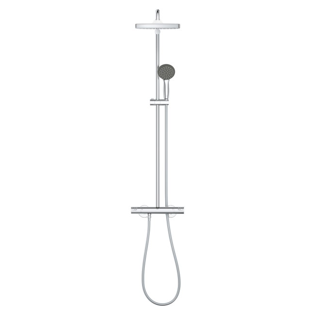 Grohe Vitalio Start Chrome Thermostatic Mixer Shower Set