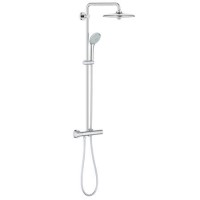 Grohe Euphoria 260 Thermostatic Mixer Bar Shower with Round Overhead & Handset