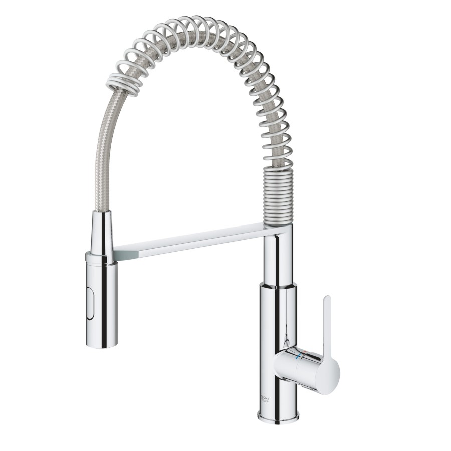 Grohe Get Professional Single Lever Monobloc Pull Out Kitchen Tap- Chrome