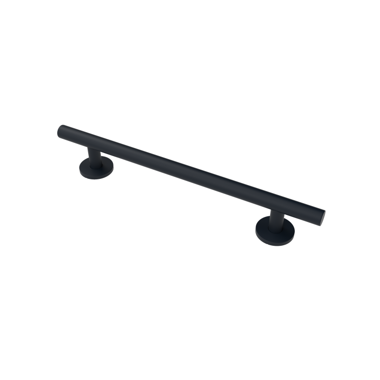 Matt Black Stainless Steel Luxury Straight Grab Rail 620mm