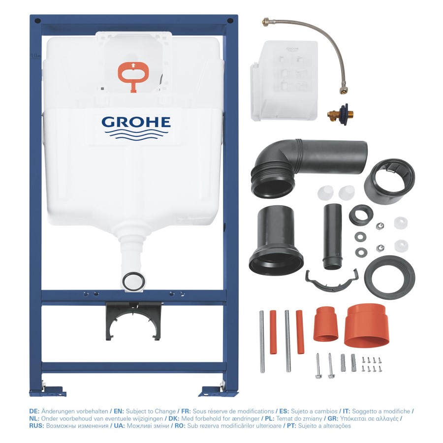 GRADE A2 - Grohe Rapid 1.13m Support Frame for Wall Hung WC