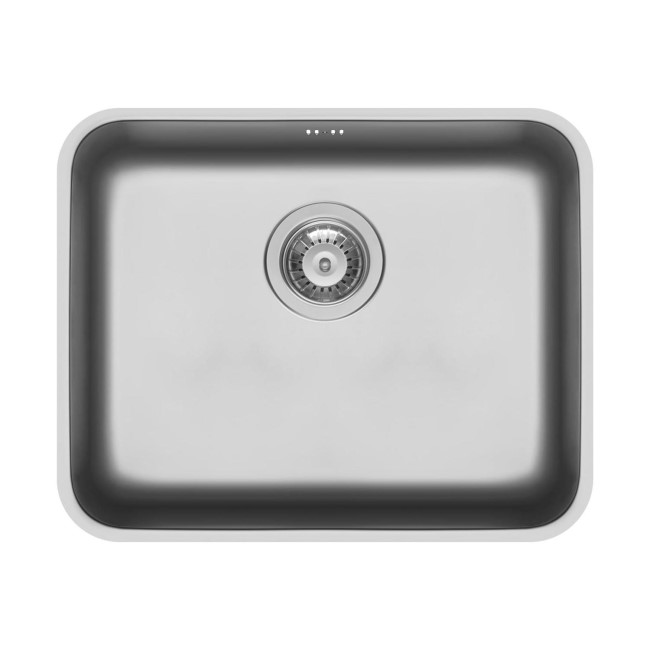 Single Bowl Undermount Chrome Stainless Steel Kitchen Sink - Enza Isabella