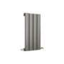 Eco Eleganza Anthracite Horizontal Flat Designer Aluminium Radiator 600x300mm Single Panel 921 BTU