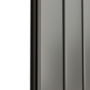 Eco Eleganza Anthracite Horizontal Flat Designer Aluminium Radiator 600x300mm Single Panel 921 BTU