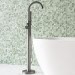 Gunmetal Freestanding Bath Mixer Tap - Arissa