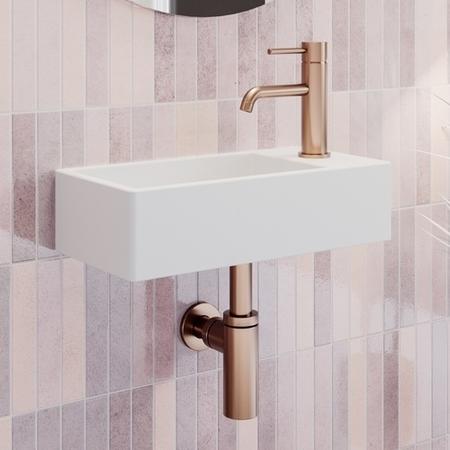 GRADE A1 - Brushed Bronze Mono Basin Mixer Tap - Arissa