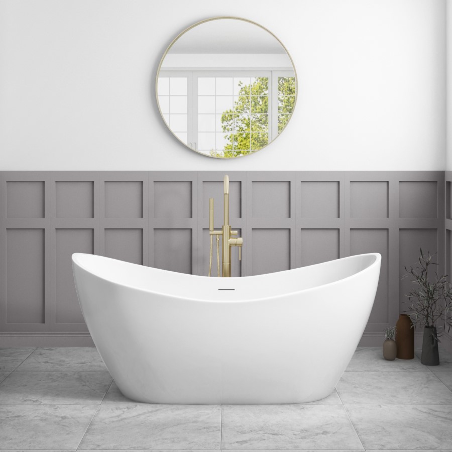 Freestanding Double Ended Slipper Bath 1700 x 795mm - Arles