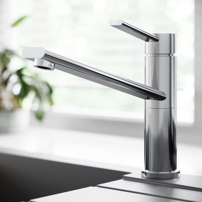 GRADE A1 - Essence Ava Single Lever Monobloc Mixer Kitchen Tap- Chrome