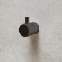 Gunmetal Knurled Towel Hook - Arissa