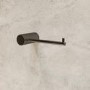 Gunmetal Knurled Toilet Roll Holder - Arissa