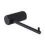 Black Knurled Toilet Roll Holder - Arissa