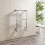 Traditional Chrome Bathroom Towel Radiator - 700 x 400mm