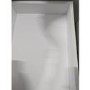 Grade A2 - 600mm White Freestanding Vanity Unit with Matt Basin - Sion