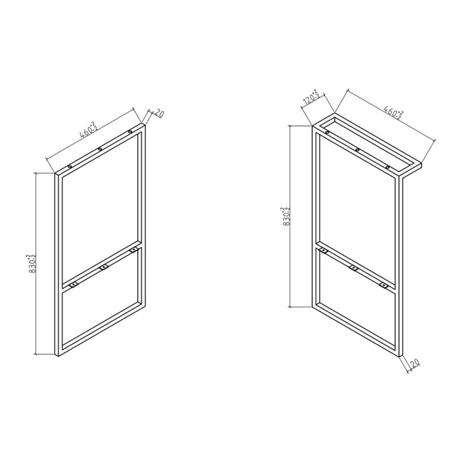 Grade A2 - 1000mm White Freestanding Vanity Unit with Basin - Nero 