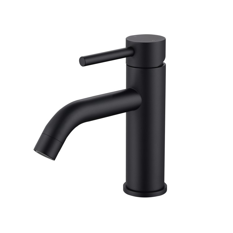 Black Mono Basin Mixer Tap - Arissa