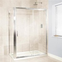 Sliding Door Enclosure 1200 x 700mm - 6mm Glass - Aquafloe Range