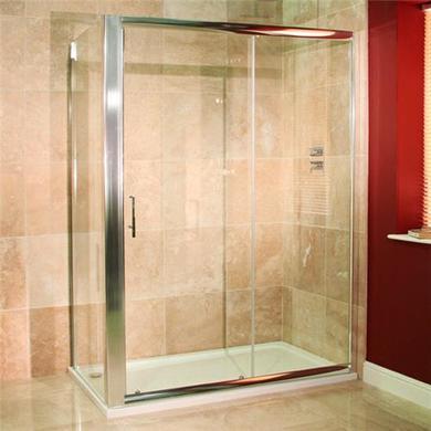 Sliding Door Enclosure 1200 x 700mm - 6mm Glass - Aquafloe Range