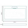 Low Profile Rectangular Shower Tray 1200 x 900mm Stone Resin - Elusive