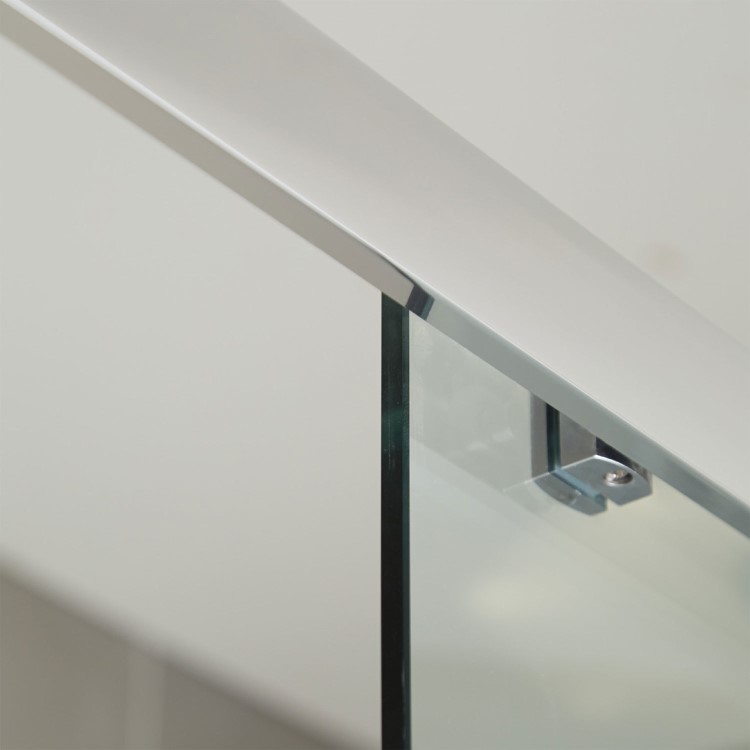 Sliding Door Enclosure 1200 x 900mm - 8mm Glass - AquaFloe Iris Range