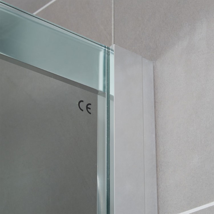 Sliding Door Enclosure 1200 x 900mm - 8mm Glass - AquaFloe Iris Range