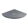 900 x 900 Grey Slate Effect Quadrant Shower Tray