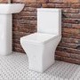 Close Coupled Short Projection Toilet with Wrap Soft Close Seat - Austin