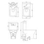 Close Coupled Short Projection Toilet with Wrap Soft Close Seat - Austin