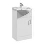 Classic 450 Floorstanding White Gloss Vanity Unit