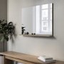 Rectangular Oak Mirror With Shelf 65 x 90cm - Boston