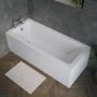 GRADE A2 - Rutland Square Single Ended Bath - 1800 x 800mm