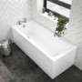 GRADE A2 - Rutland Square Single Ended Bath - 1800 x 800mm