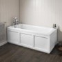 GRADE A2 - Rutland Square Single Ended Bath - 1800 x 800mm