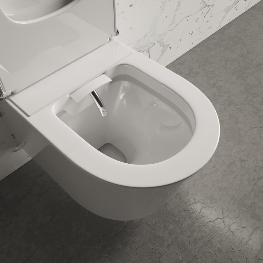 Wall Hung Smart Bidet Japanese Toilet - Purificare