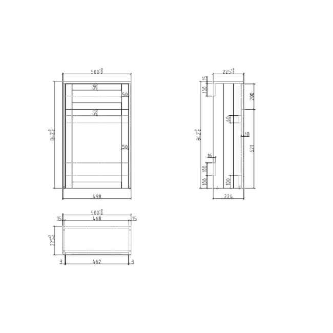 1100mm Blue Toilet and Sink Unit with Traditional Toilet - Baxenden