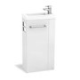 440mm White Cloakroom Vanity Unit with Basin - Virgo