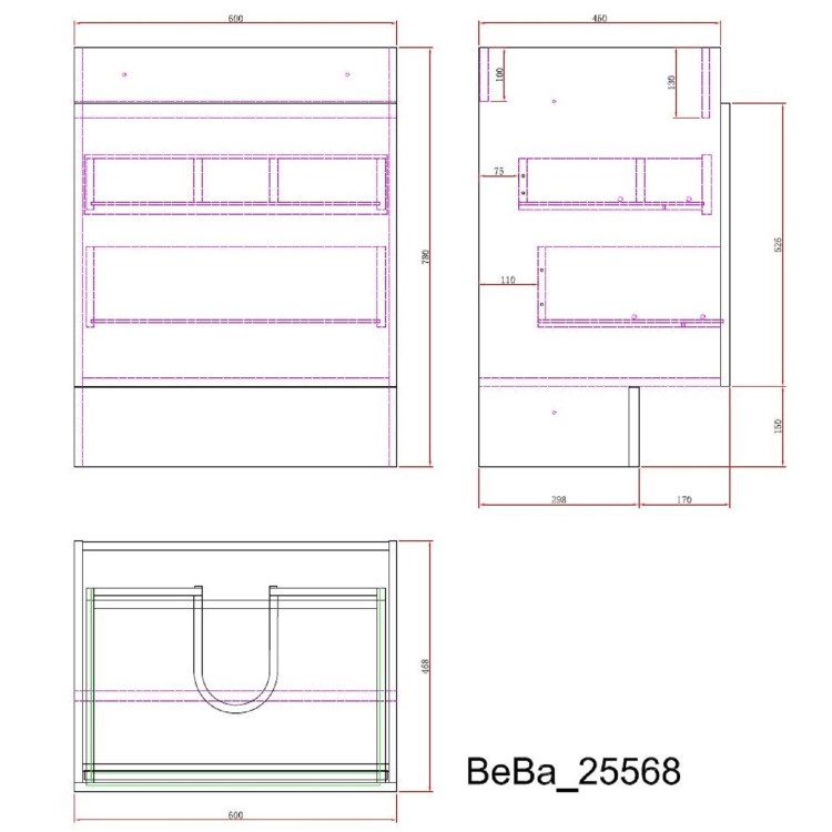 Grade A1 - 1200mm White Toilet and Sink Unit Left Hand with Round Toilet - Agora