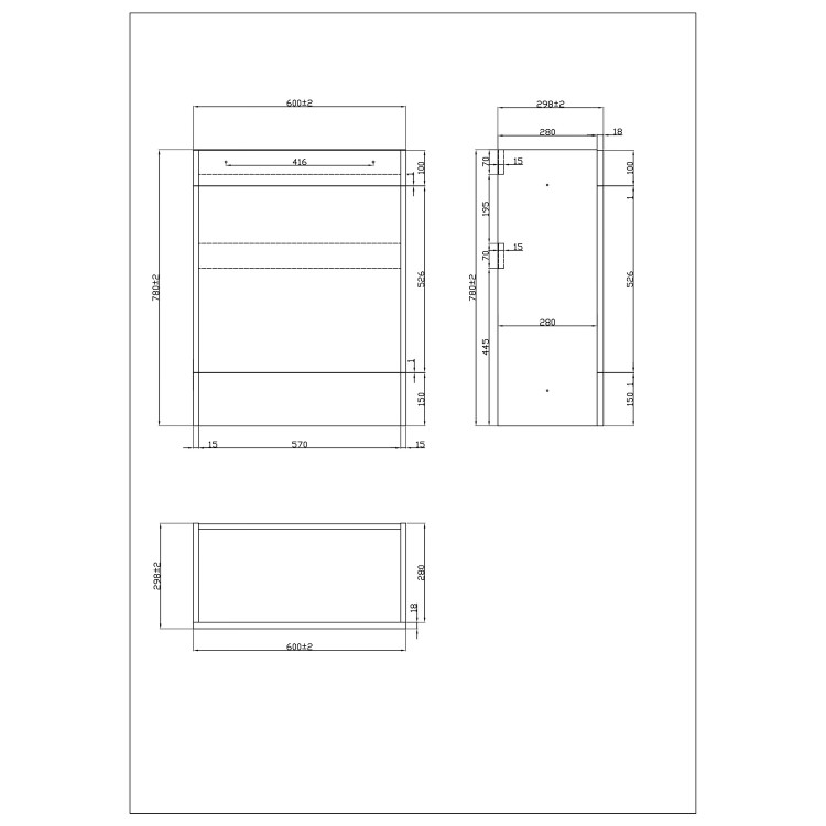 Grade A1 - 1200mm White Toilet and Sink Unit Left Hand with Round Toilet - Agora