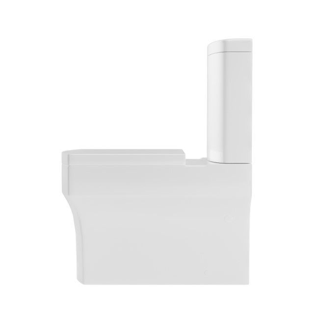 Grade A2 - Close Coupled Rimless Toilet with Soft Close Seat - Ashford