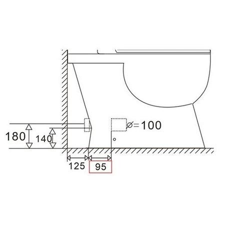 Grade A1 - Close Coupled Rimless Short Projection Toilet with Soft Close Slim Seat - Venice