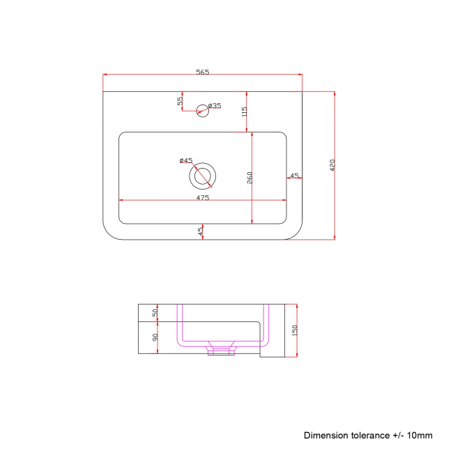 1500mm Grey Toilet and Sink Unit with Storage Unit and Round Toilet - Harper