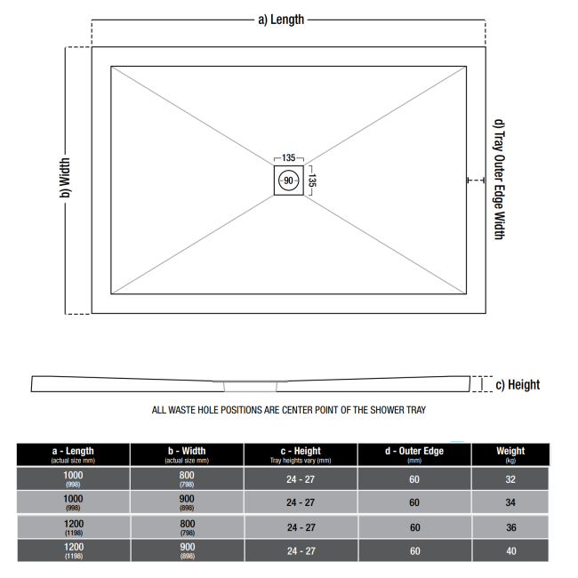 Chrome 8mm Glass Rectangular Sliding Shower Enclosure with Low Profile Shower Tray 1000x800mm - Pavo