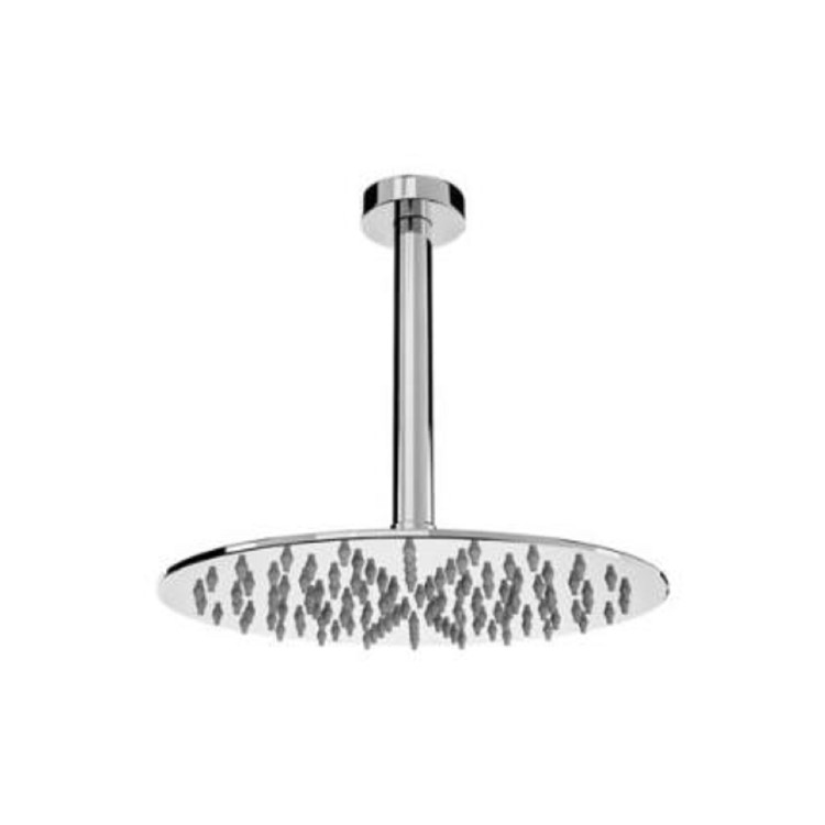 Chrome Dual Outlet Ceiling Mounted Mixer Shower Set With Hand Shower - Arissa