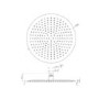 GRADE A1 - Ultra Slim Round Shower Head 300mm