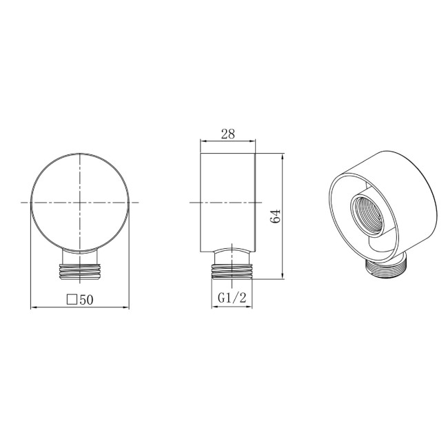 Chrome Dual Outlet Wall Mounted Thermostatic Mixer Shower Set with Hand Shower - Flow