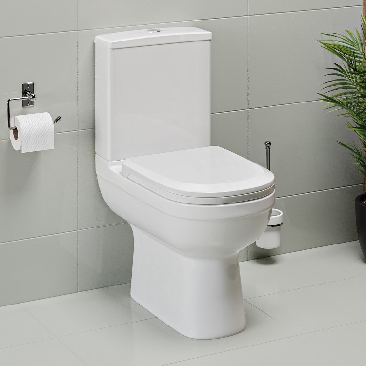 Close Coupled Toilet and Basin Suite - Addison