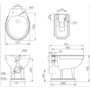 Close Coupled Traditional Low Level Toilet with Wooden Soft Close Seat - Park Royal